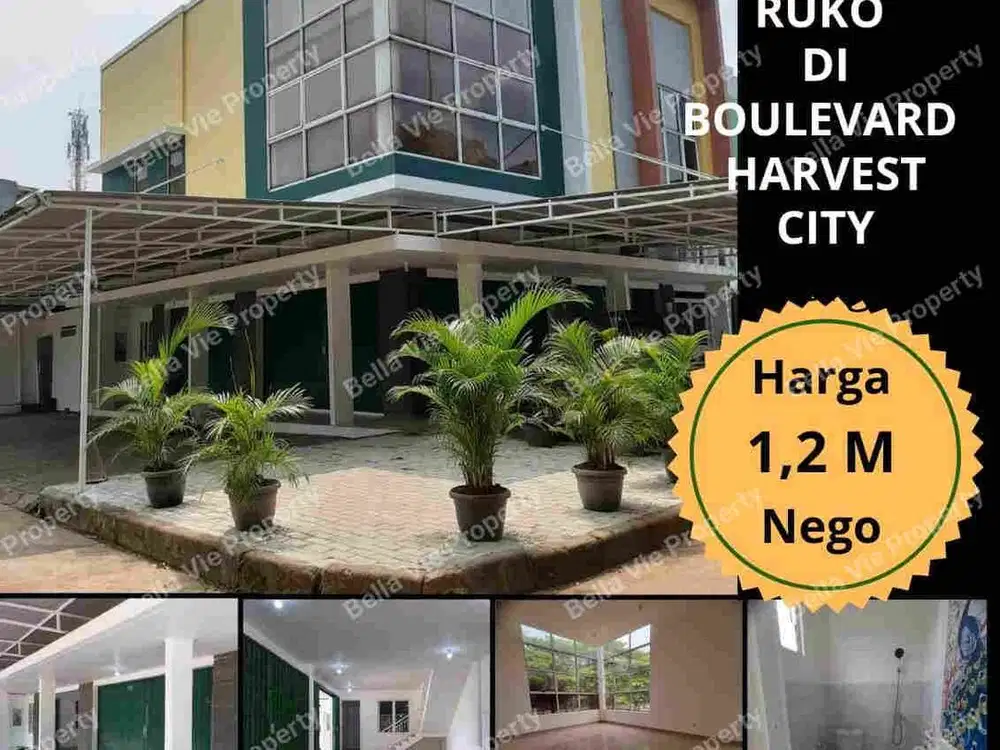 Jual Cepat Ruko Hoek Lokasi Sangat Setrategis. Harvest City Cibubur.