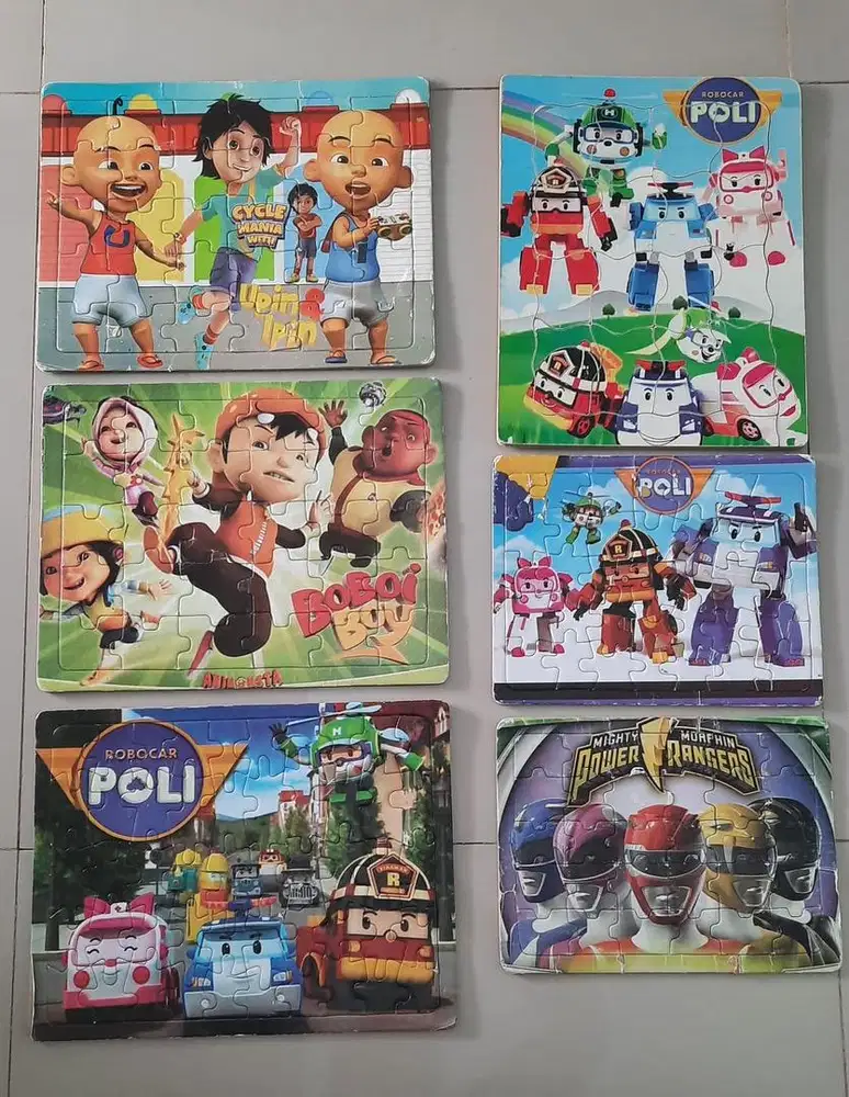 Mainan Puzzle anak laki-laki second
