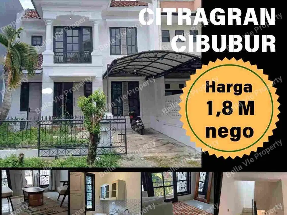 Jual Cepat Rumah Siap Huni  1,8 M Nego. CitraGran Cibubur.