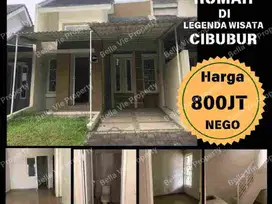 Jual Cepat Rumah Cantik Siap Huni 800 Jt NegoLegenda Wisata Cibubur.