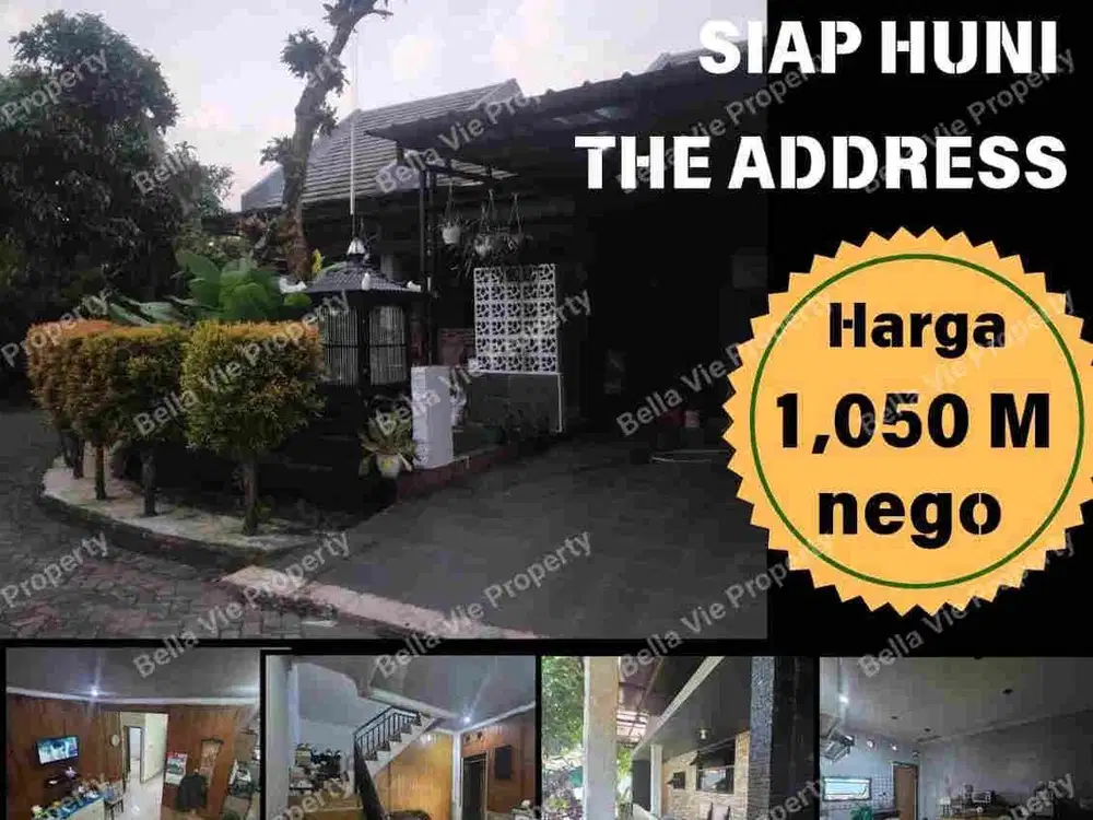 Turun Harga Jual Cepat Rumah Hoek Siap Huni Revisi Harga 1,050. The Addres Cibubur.