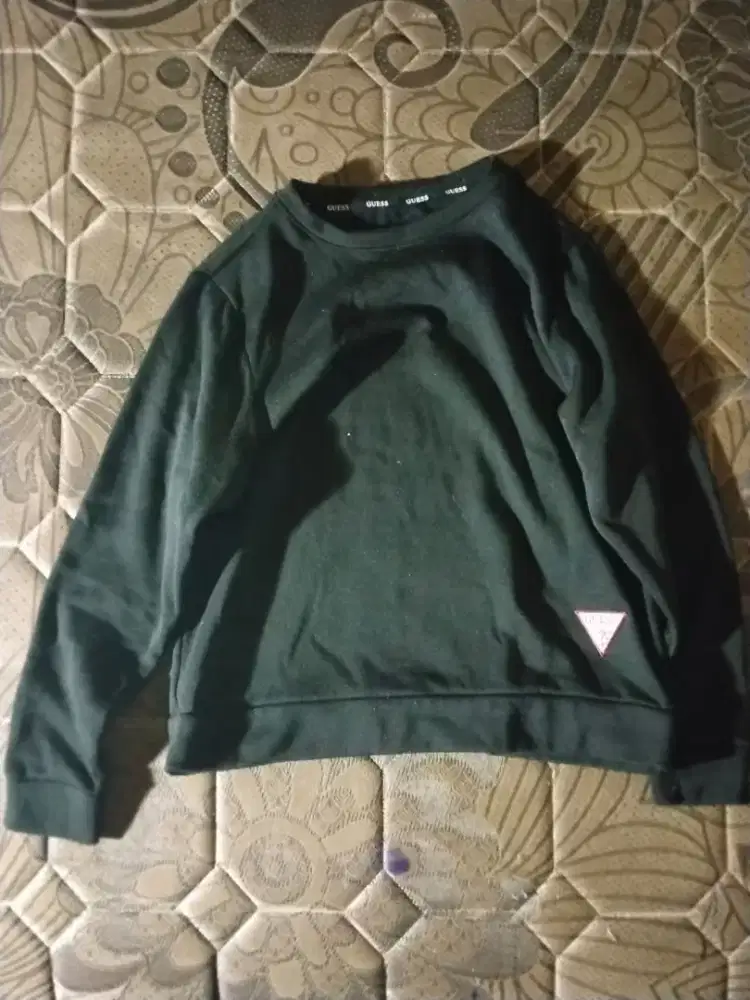 Sweatshirt polos dark green