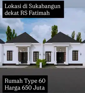Dijual Rumah Dekat RSUD Siti Fatimah Palembang