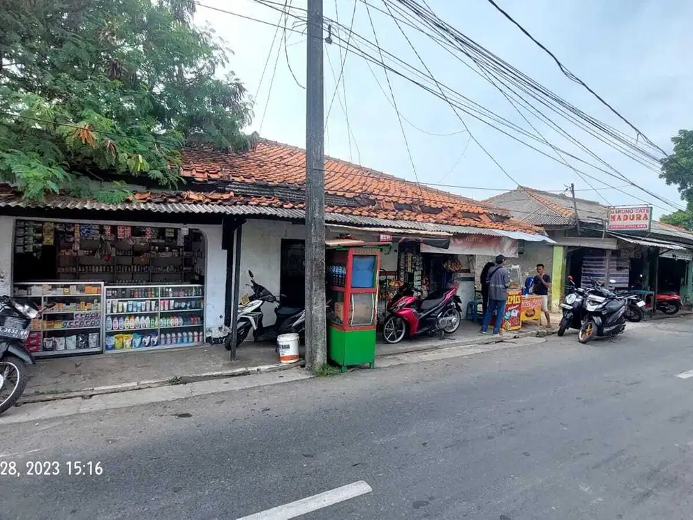 Dijual tanah ada bangunan cocok untuk investasi nempel Jakarta Garden City