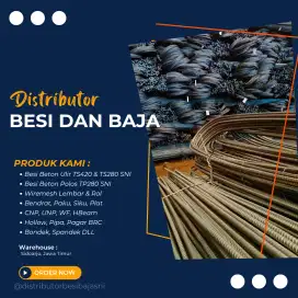 Jual besi beton polos dan ulir SNI