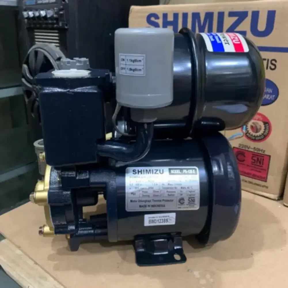 Shimizu mesin pompa air 135 E Otomatis Baru