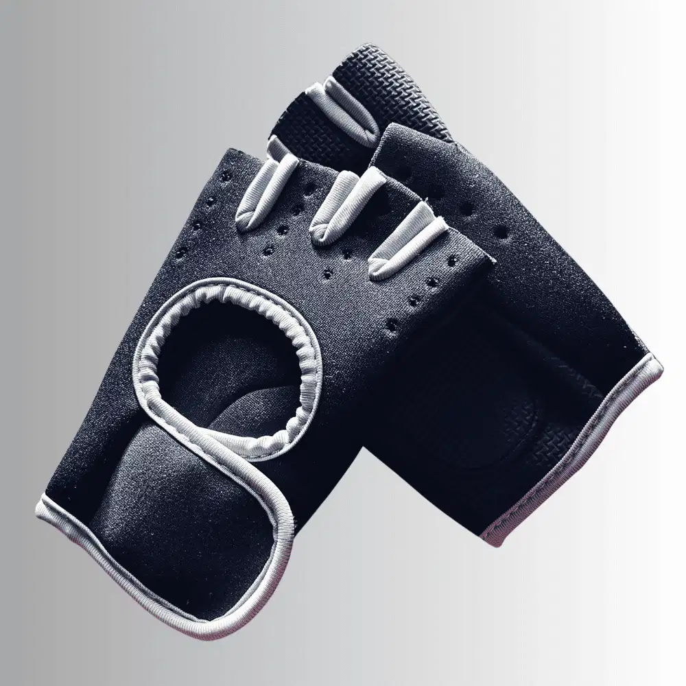 Sarung Tangan Gym Half Finger - Pria & Wanita; S; Grey