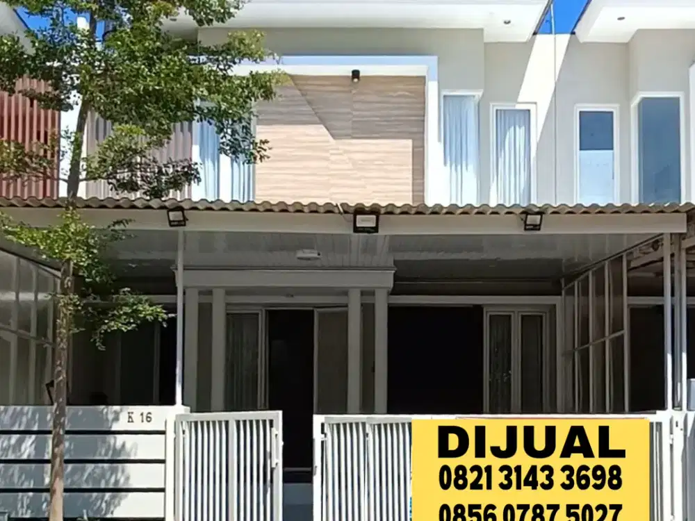 Rumah Baru Minimalis 2 Lantai Semi Furnished di Surabaya Timur