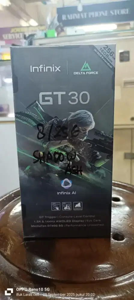 JUAL INFINIX GT 30 5G 8/256 NEW FRESH