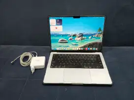 Macbook Pro 14 2021 Apple M1 Pro RAM 16GB SSD 512GB Mulus