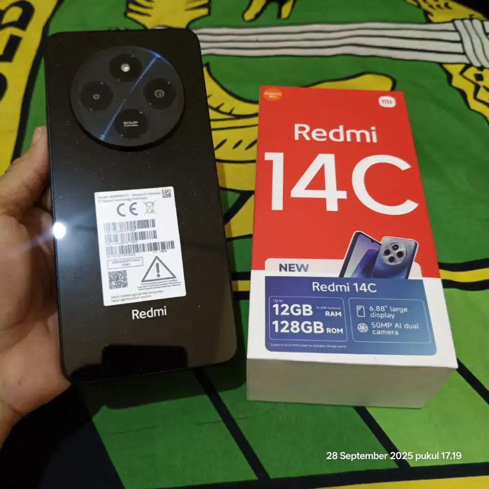 Redmi 14C 6/28gb full original mulus
