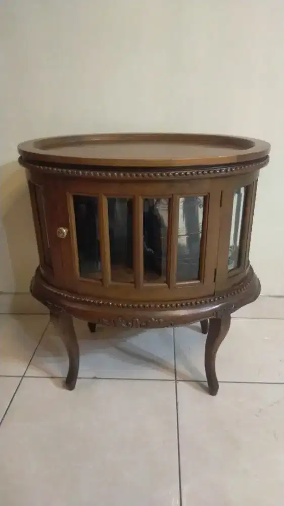 Meja teh kayu jati
