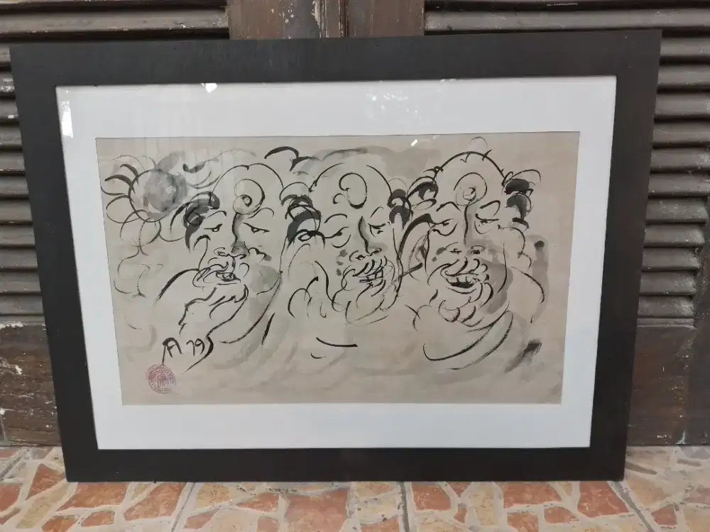 Sketss lukisan Affandi