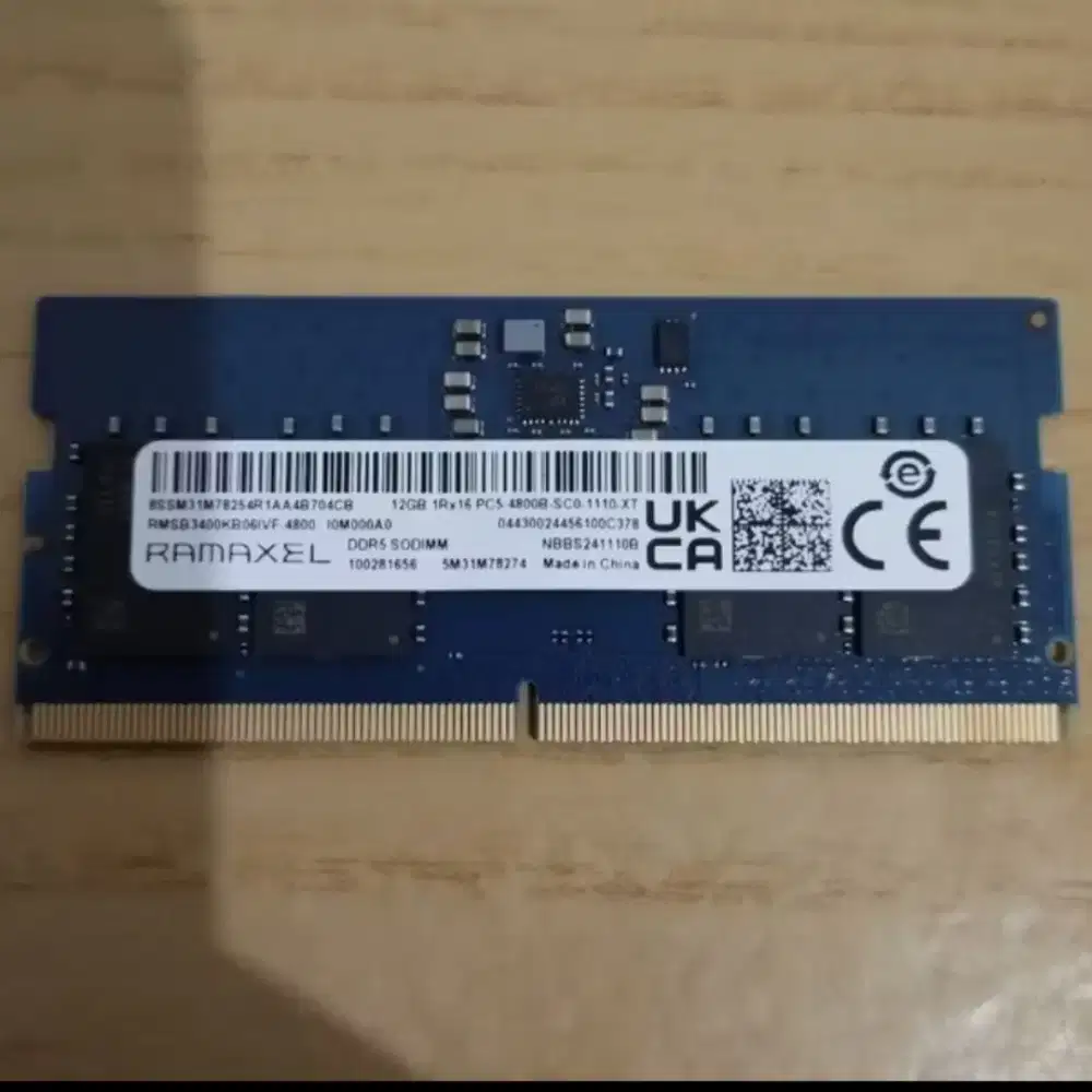 RAM 12 GB DDR5 4800 MHZ