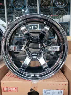Velg advan rgd2 ring 18x9 pcd 6x139,7 et 0 black chrome 4pcs