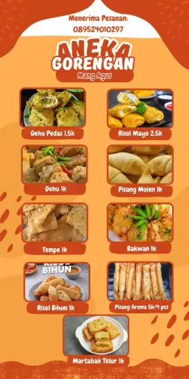 Aneka gorengan mang agus
