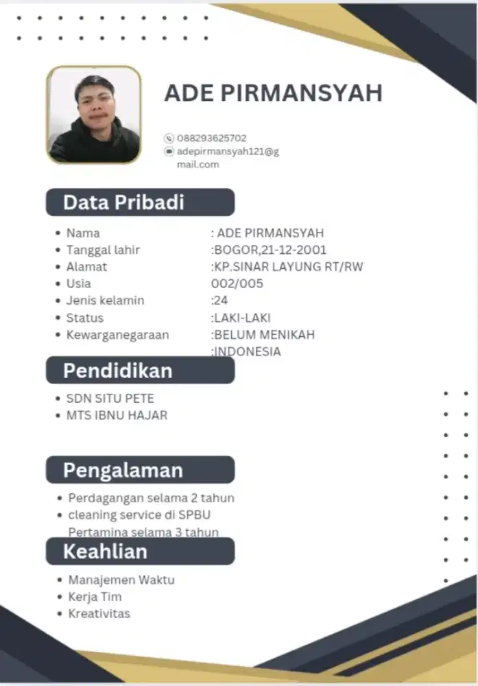 Cari pekerjaan apa aja yg gapake ijazah