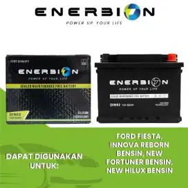 Aki enerbion kering DIN 65/ LN2 65 ampere garansi 1 tahun