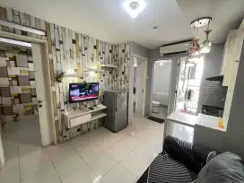 Murah Mewah! 2BR Fullfurnished Samping Mall Tower Dahlia Apartemen Bassura City