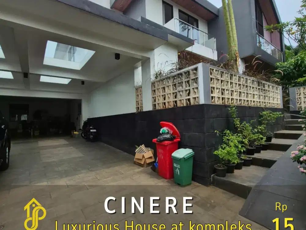 RUMAH MEWAH DALAM KOMPLEK  CINERE
