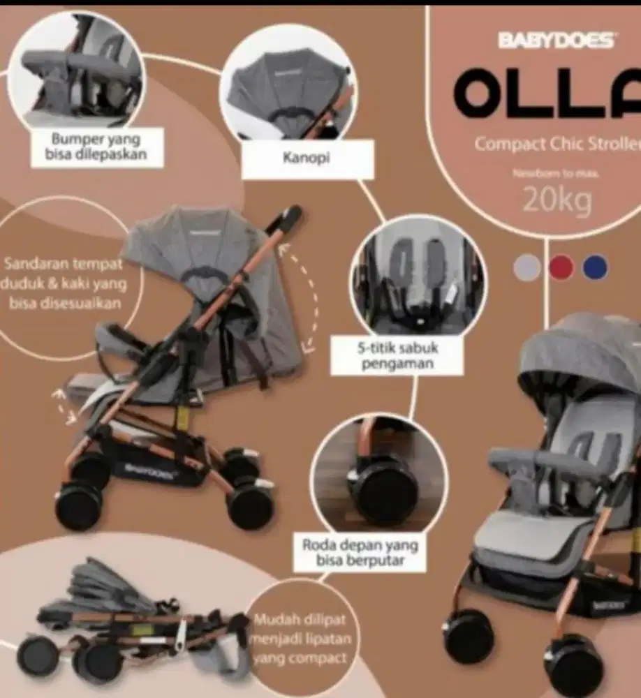 OLLA STROLER BAYI , MURAH KONDISI 99%