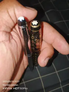 Jual pulpen Montblanc 2biji minta isi ulang tinta ya