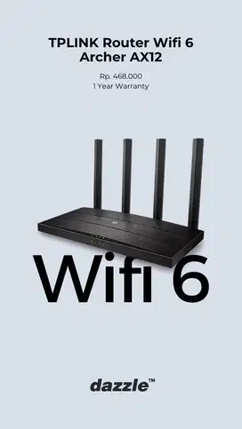 ROUTER TPLINK WIFI 6 ARCHER GARANSI 1 TAHUN