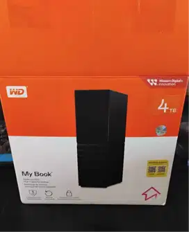 Harddisk external WD my book 4 TB garansi on 22 September 2027