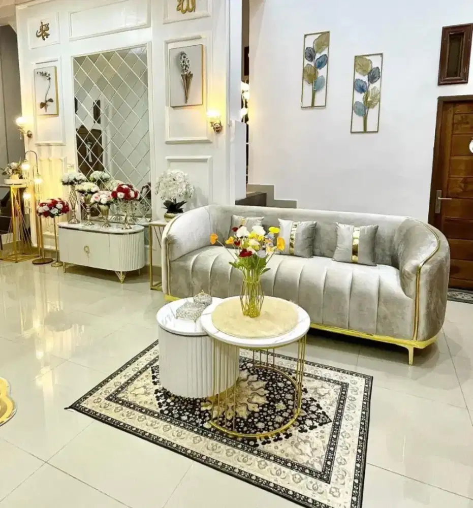 Sofa Arabian Salur Meja Credenza Modern