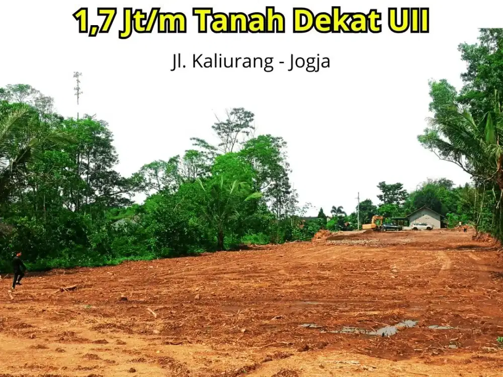 Tanah Murah Jogja 1 Jutaan Per Meter Dekat UII Jalan Kaliurang