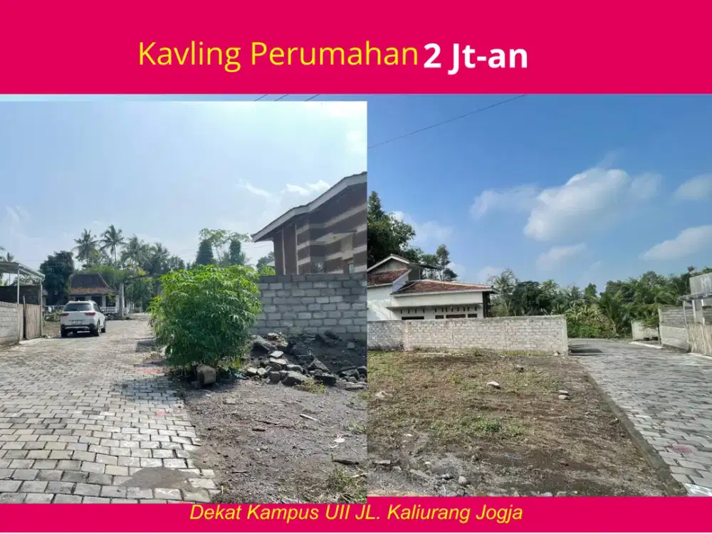 Di Dekat Pasar Jangkang Dijual Tanah Jalan Kaliurang Yogyakarta