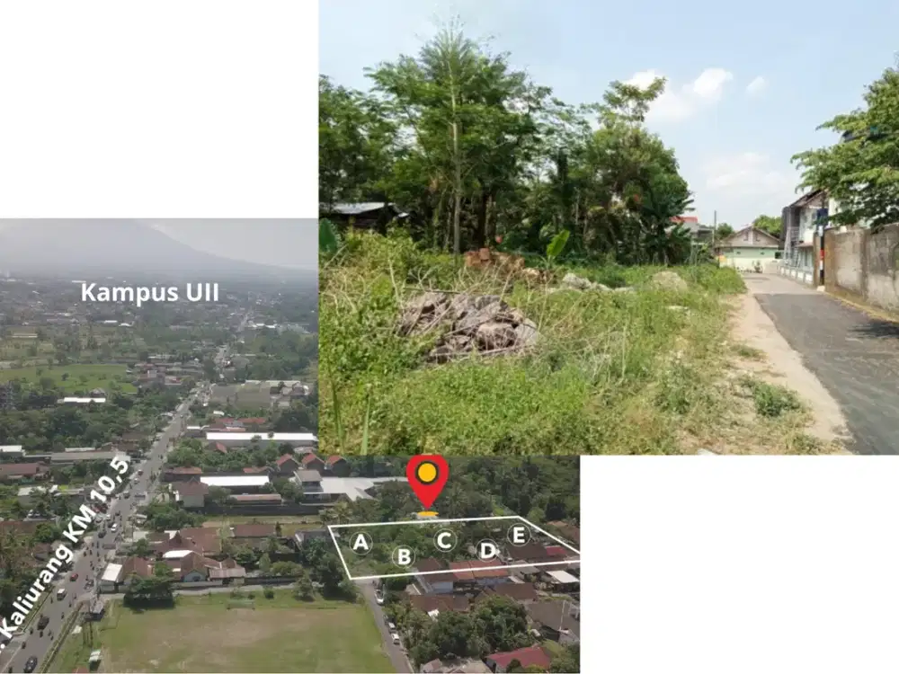 Dekat Kampus UGM Jogja, Dijual Tanah Di Jalan Kaliurang