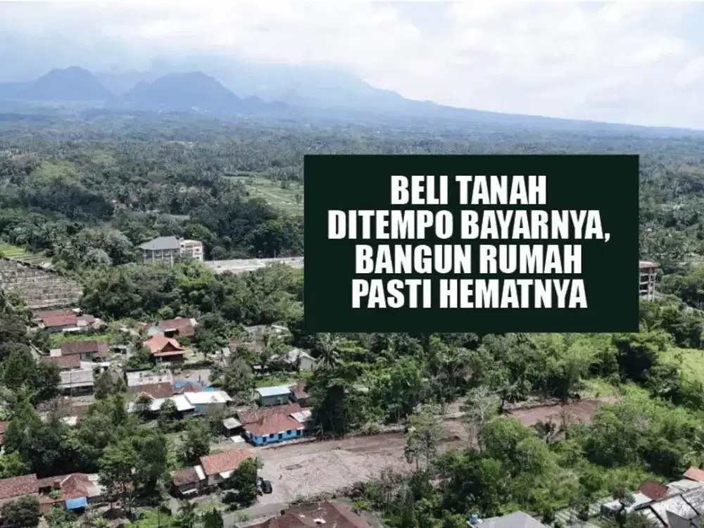 Tanah Lingkungan Asri Sejuk, Harga Murah, Pakem