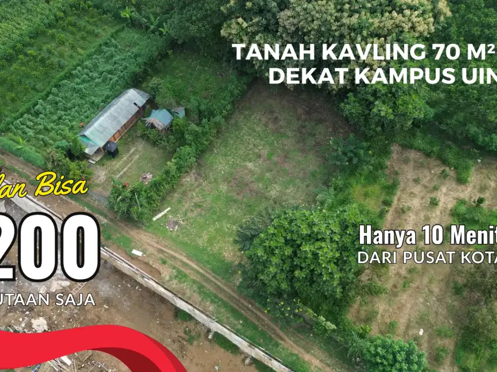 Tanah Strategis Sumbersekar Dau Harga 200 Jutaan, Bebas Banjir