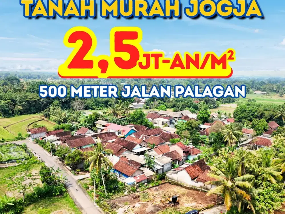 Jalan Palagan Jogja, Tanah Pekarangan 2,5Jt/m