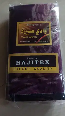 Sarung tenun hajitex