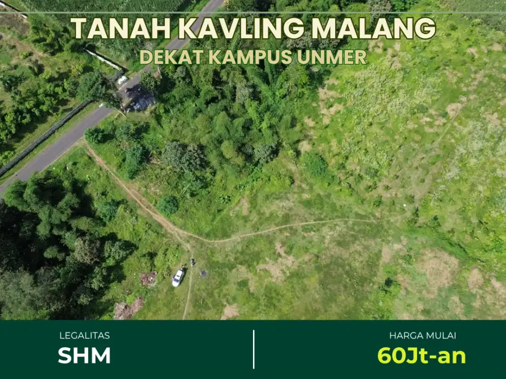 Kavling Murah Kota Malang dekat Alun-alun dan Pusat Keramaian
