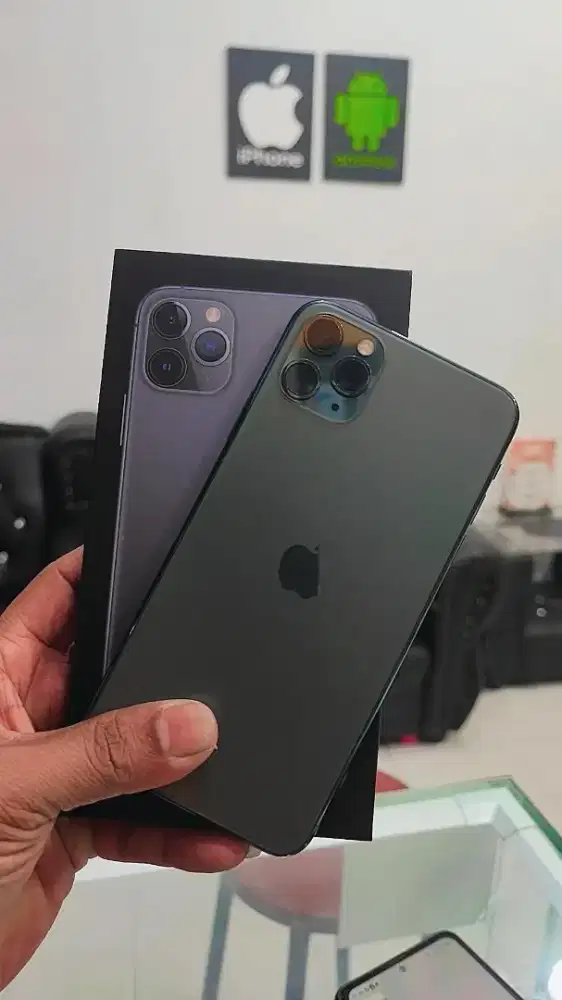 iPhone 11 Pro Max 64GB permanen minus face id lcd gantian