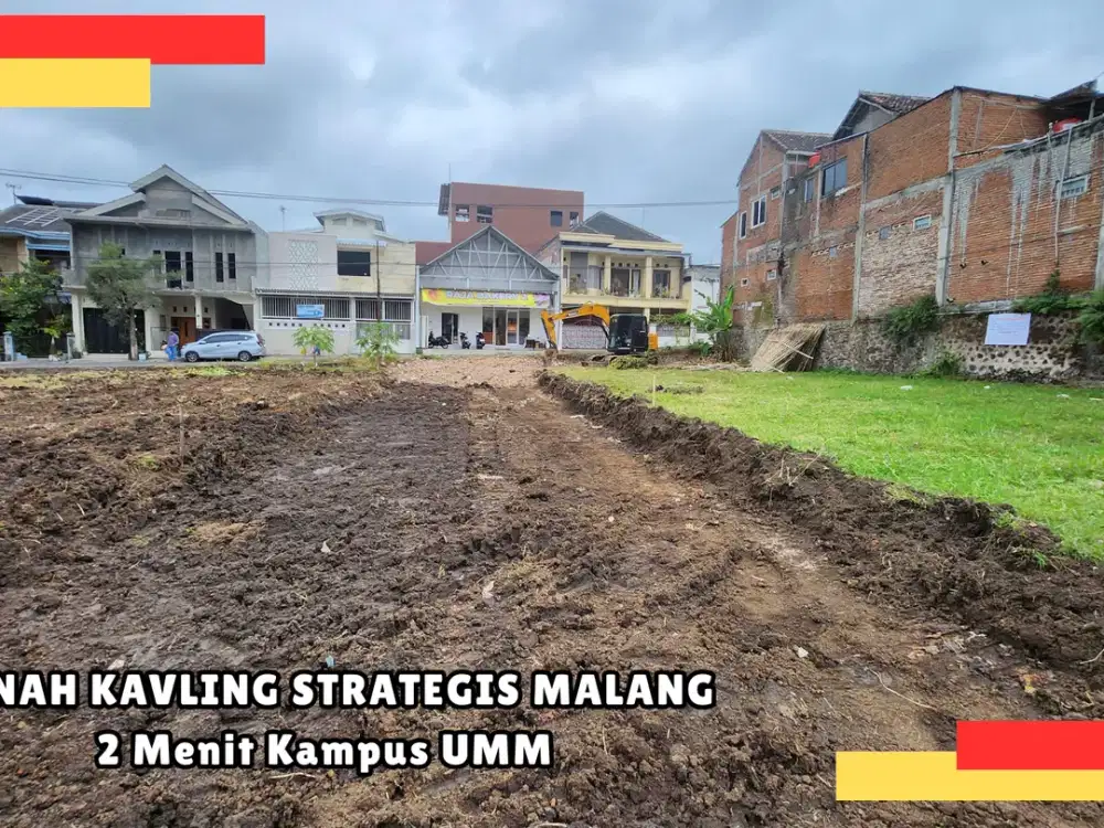 Tanah Murah Strategis Dekat UMM Kota Malang