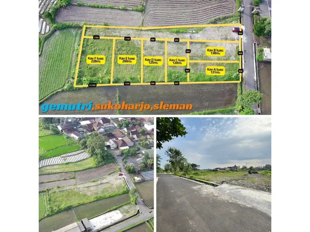 Tanah Jalan Kaliurang KM.10 Belakang Pasar Gentan