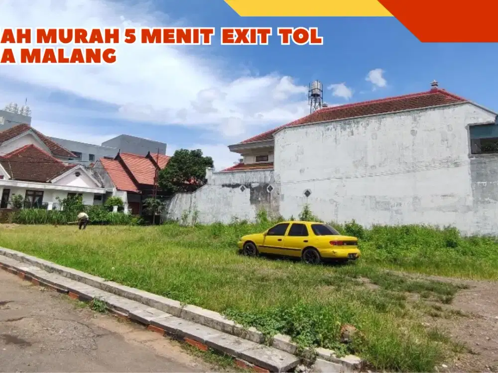 Tanah Luas Dekat Exit Tol Malang Lokasi Strategis