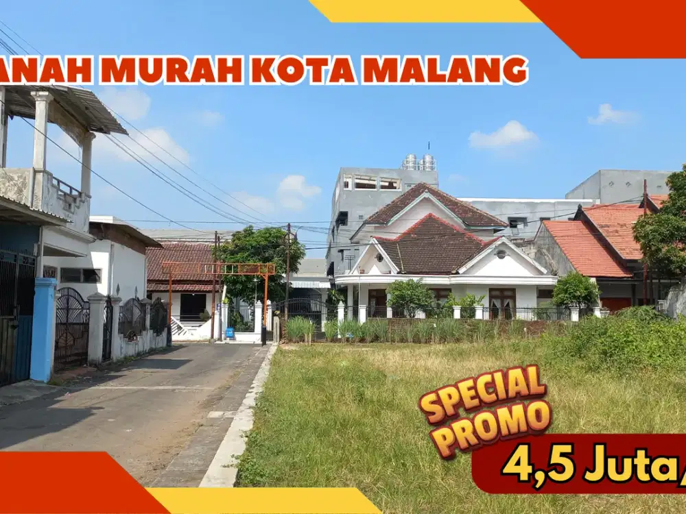 Tanah Strategis Dekat Exit Tol Kota Malang