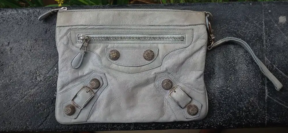 BALENCIAGA Giant 12 Gold Hardware Clutch Ori