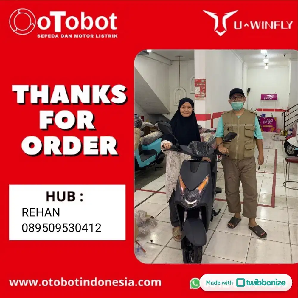 SEPEDE LISTRIK UWINFLY D75