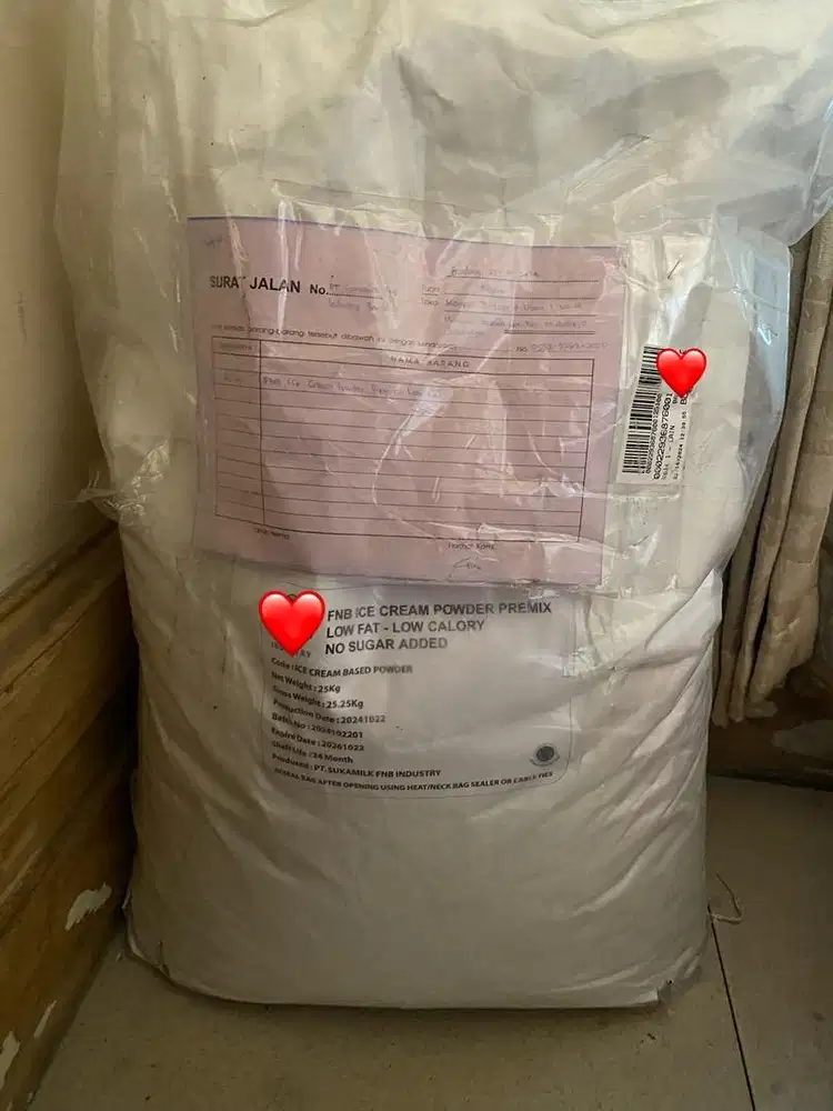 Premiks es krim Ice Cream powder 25kg Milk Based –Bisa Jadi 50 Liter