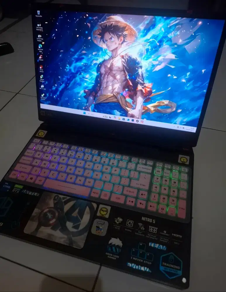 ACER NITRO GAMING AN515-58 (100% SRGB)  Main game AAA LANCAR!