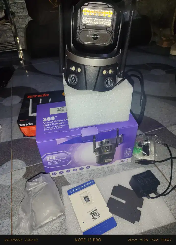 Cctv  dual lensa camera