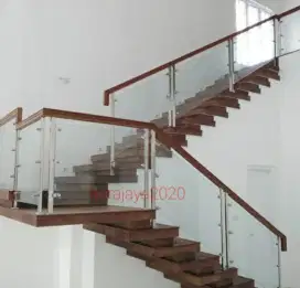 Balkon dan reling Stainles steel minimalis