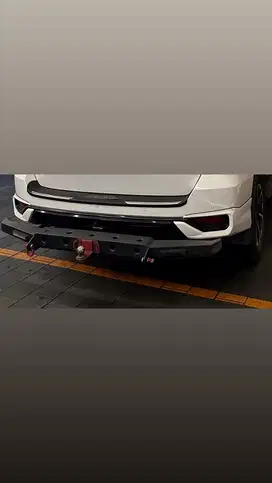 tanduk bumper belakang fortuner