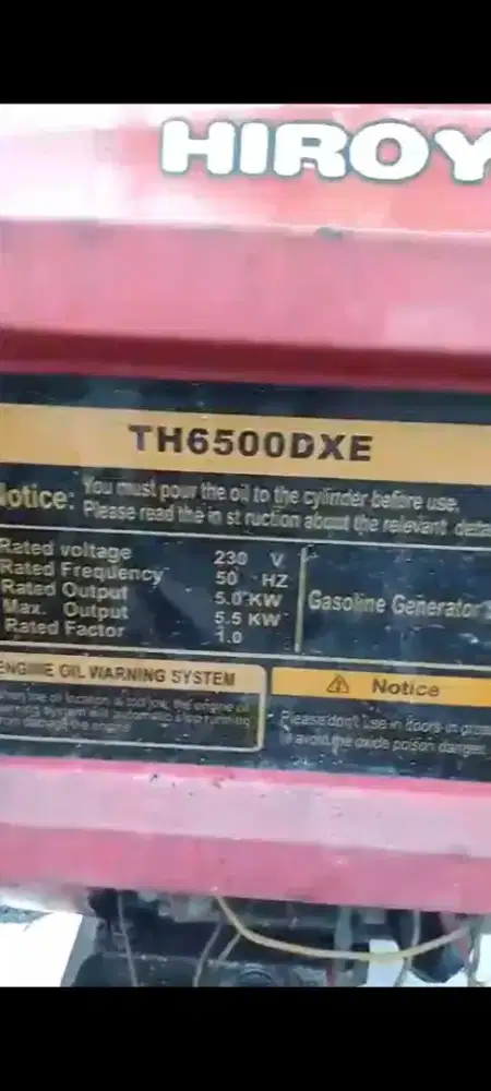 MESIN GENSET/ GENERATOR